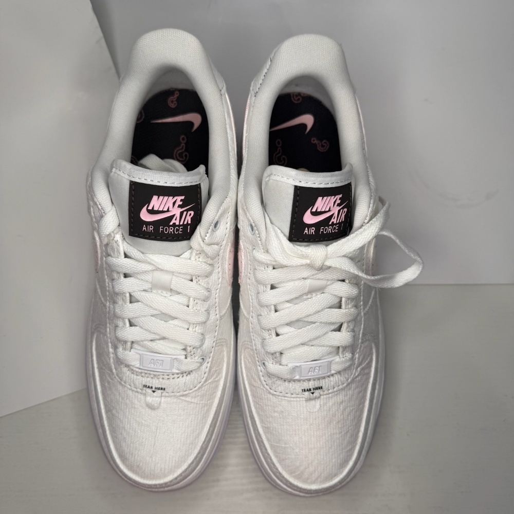 👟 NIKE AIR FORCE 1 ‘07 PREMIUM "REVEAL" - Arctic Punch/Fauna Brown 🔥 W7 - NIB 👟 - Picture 6 of 9